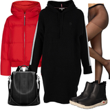Blaue Biker Gummistiefeletten Outfits image