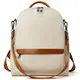 Damen Rucksack Klein Damenrucksack Anti Diebstahl Rucksack Cityrucksack Tagesrucksack für Frauen Mädchen, Beige