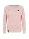 naketano Sweatshirt ''''Möhrenkomplott''''  gemengde kleuren / roze gemêleerd
