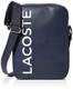 Lacoste L.12.12 Cuir Animation, Herren Schultertasche, Blau (Dark Sapphire), 4.5x23x17 cm (W x H L)