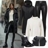Outfits mit Lederleggings image