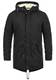 !Solid Darnell Herren Winter Jacke Parka Mantel Lange Winterjacke gefüttert mit Teddy-Futter und Kapuze aus 100% Baumwolle, Größe:M, Farbe:Black (9000)