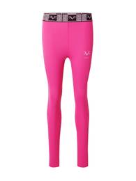 Sportovní kalhoty 'ALENA' pink / černá / bílá