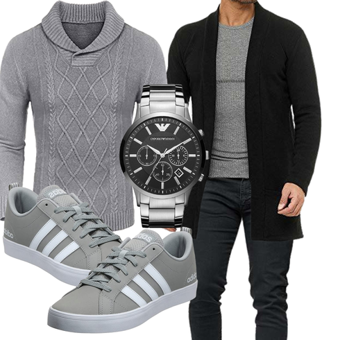 Grau Accessoire Hut Adidas kombinieren