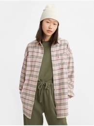 Levi's Light Pink Women's Plaid Shirt Levi's Remi Utility - Women