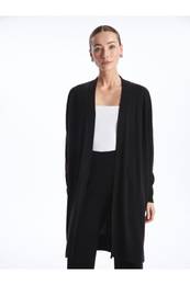 Shawl Collar Plain Long Sleeve Women's Knitwear Cardigan