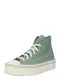 CONVERSE Visoke superge 'Chuck Taylor All Star Modern Lift'  bež / temno bež / zelena