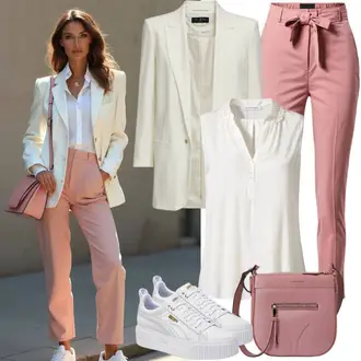 Outfit sa Pink Torba Za Vjenčanje/Torba Za Preko Ramena/Mala Torbica/Torbica/Platnena torba Mymo at Night "Stilski kombinacije za slobodno vrijeme"