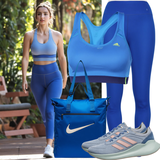 Blau Braune Thermo Leggings Outfits image