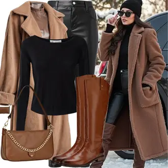 Zimske Outfiti Poletje mit Roza/Črna/Bela Kratek Pulover/Fini Pleteni Pulover/Pulover z Izrezom Tommy Jeans, Roza/Rjava/Bež Torba za čez ramo/Vrečka za prenašanje/Billfold/Mini torbica/Satchel torba MICHAEL Michael Kors "Moden videz"