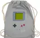 Shirtracer Nerd Geschenke - Gameboy - Unisize - Hellgrau - 90er turnbeutel - WM110 - Turnbeutel und Stoffbeutel aus Baumwolle