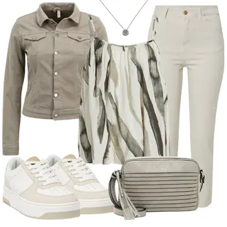 Outfit mit Sneaker Low Pull&Bear "Schöner Sommer Look"