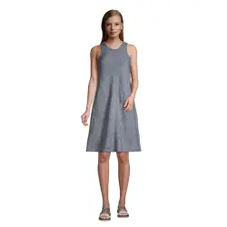 Leinenkleid, Damen, Gre:S regular, Blau, Leinen, by Lands'''' End