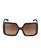 Tory Burch Lunettes de soleil  marron chtaigne / caramel