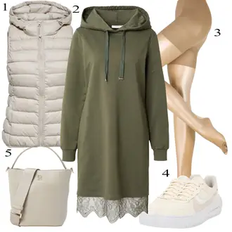 Style Outfits Estetika su Bežas/Balta/Haki/Rožinė Žema Sportbatis/Vasariniai sportbačiai/Odiniai sportbačiai/Vintažinis sportbačis/Riedlentininko Batas/Sneaker platforma Nike Sportswear "Jarné Oblečenie"Look: Estetika, Bad Taste, Ekstravagantiška, Graži, Čiuožėjas, Sportiškas