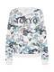 TOM TAILOR DENIM Sweatshirt Wording Sweat blau / weiß
