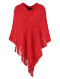 Rote Pullover mit Carmen-Ausschnitt image