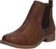 TOM TAILOR Stiefelette ''''Chelsea'''' cognac