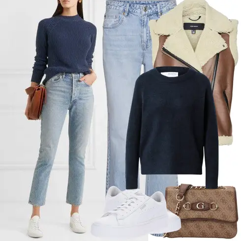 Comment poter Bleu clair Pantalon Grande Taille/T-shirt/Jean Évasé/Jeans avec Fente/Veste en Cuir pour Homme/Jeans vintage/Jean Large VERO MODA avec Bleu clair Pantalon Grande Taille/T-shirt/Jean Évasé/Jeans avec Fente/Veste en Cuir pour Homme/Jeans vintage/Jean Large VERO MODA