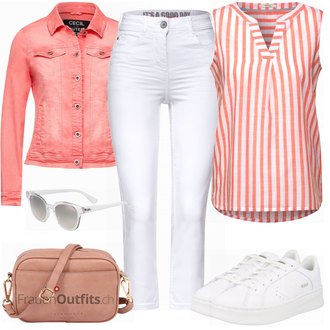 Outfit mit Weiß Sneaker Converse "Cooles Alltagsoutfit"