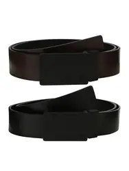 Calvin Klein Ledergürtel ''''3.5CM GIFTSET'''' dunkelbraun / schwarz