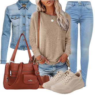 Outfit mit Rot angel kiss "Perfekt für die Freizeit"