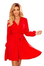 Women's dress with a neckline