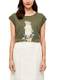 s.Oliver Damen T-Shirt, 78D0 Bottle Green Place, 38