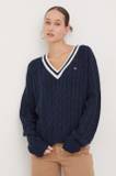 Modra Tommy Jeans Pulover za dame image