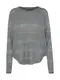 ONLY Feinstrick-Pullover CAVIAR graumeliert