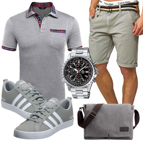 Grau Accessoire Hut Adidas kombinieren