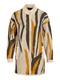 OBJECT Gemusterter Coatigan creme / orange / schwarz