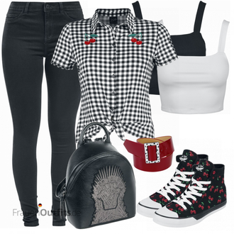 Outfit mit Blau Tasche Game of Thrones "Lässiger Freizeit Look"