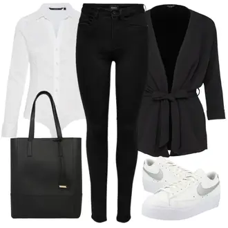 Dlouhé Outfit s Černá/Tmavě modrá/Tmavě šedá Kožená bunda pro muže/Oversize Sako/Blůzové Sako/Pletený Sako/Blejzrové Bund/Dlouhý Sako/Elegantní Sako/Kožená bunda/Boyfriend Sako/Kožená Pánská Bund/Krátké Sako/Teplákový blejzr Sisters Point "Vzhledy pro volný čas"