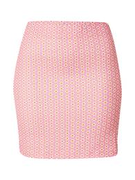 Sukně oranžová / pink / bílá