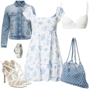 Baby Blue Freizeitlook 1