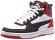 PUMA Unisex Rebound Joy Sneaker, White Black-High Risk Red, 43 EU