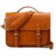 ECOSUSI Aktentasche Herren Laptoptasche 14 Zoll Messenger Bag Herren Umhängetasche Braun