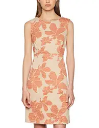 ESPRIT Collection Damen 047EO1E017 Kleid, Orange (Burnt Orange 815), 38