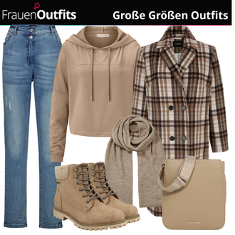 Gefütterte Outfit mit Beige/Khaki/Braun Klassischer Stiefel/Wasserdichter Stiefel/TrekkingStiefel/SpringerStiefel/Winter Stiefelette/Gefütterte Stiefelette/Wattierte Stiefel/Herren Lederschuhe/SchnürStiefel/Winter Stiefel Tom Tailor "Winter Outfit"
