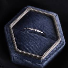 1.5g Simple And Versatile S925 Pure Silvery Ring For Women