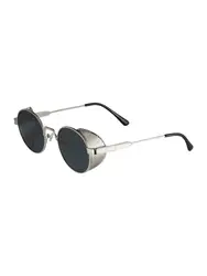 Pull&Bear Sonnenbrille schwarz / silber