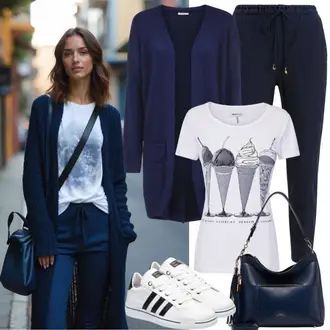 Techno outfit mit Krem/Temno siva/Srebrna/Črna/Siva/Bela Srajca z bleščicami/Tiskana majica/Grafična majica/Lepa Majica bittersweet paris "Hladnejši videz za pomlad"Look: Emo, Fina, Hip Hop, Metal, Rap, Ulična moda, Techno