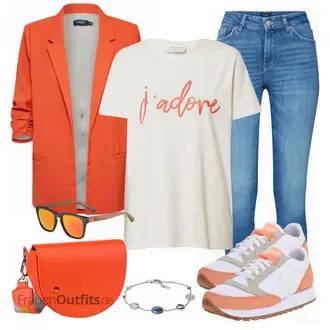 Outfit mit Sneaker Saucony "Frühlings Outfit"