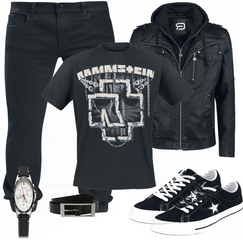 Schwarz Accessoire Gürtel About You kombinieren
