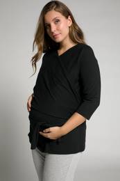 Bellieva zavinovac triko, Skin to Skin, kulat vstih, GOTS
