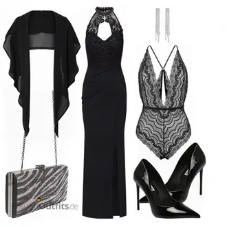 Outfit mit Blau lipsy "Wunderschöner Abend Look"