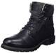 bugatti Herren Sentra Mode-Stiefel, Dark Blue/Grey, 43 EU