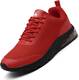 Mishansha Luftkissen Laufschuhe Herren Sportschuhe rutschfeste Dämpfung Turnschuhe Damen Joggingschuhe Outdoor Straßenlaufschuhe Rot,43 EU