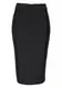 BRUNO BANANI Bleistiftrock schwarz